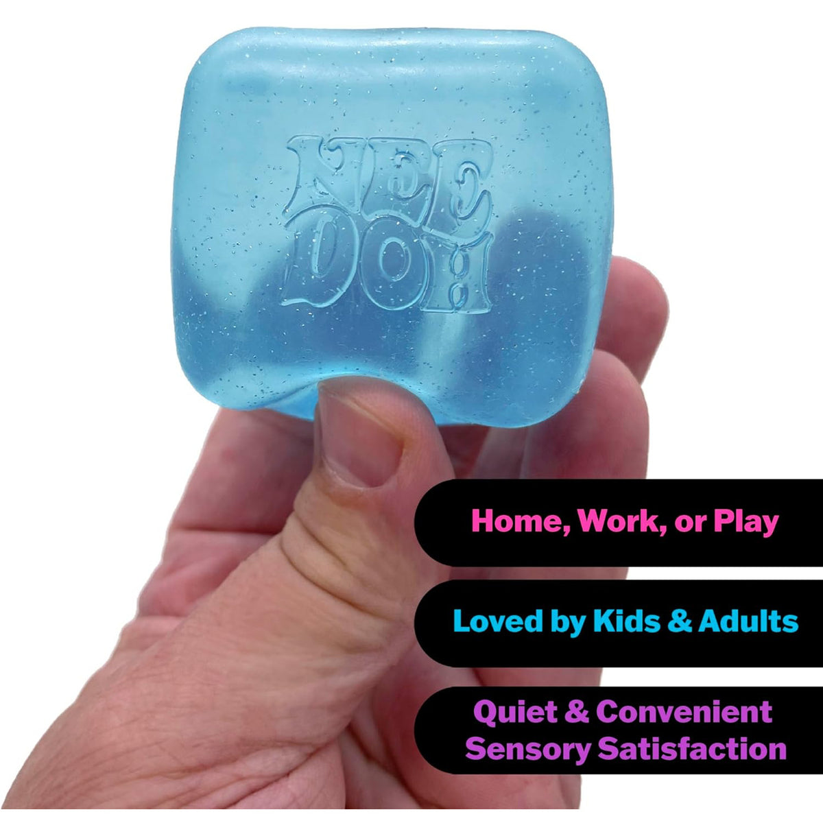 Needoh Nice Cube - Satisfying Sensory Toys, Original Size